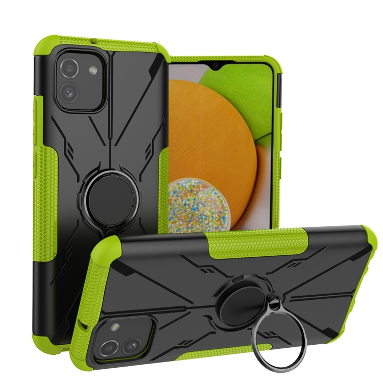 For Samsung Galaxy A03 166mm EU Version Armor Bear Shockproof PC + TPU Phone Case(Green)
For Samsung Galaxy A03 166mm EU Version Armor Bear Shockproof PC + TPU Phone Case(Green)