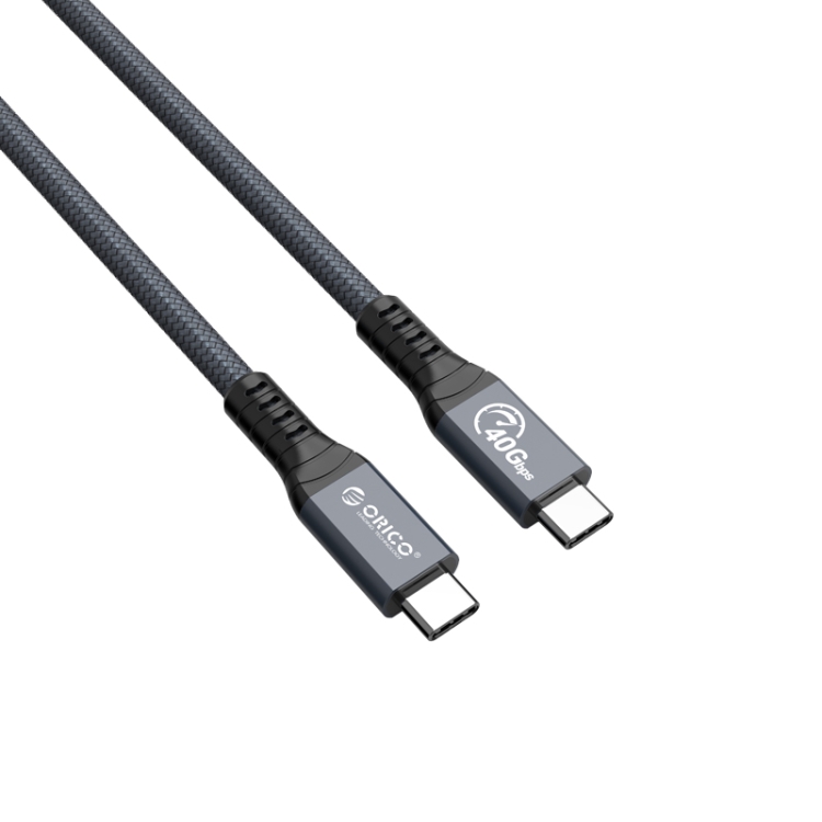 ORICO 40Gbps Thunderbolt 4 USB-C / Tpye-C Data Cable, Cable Length:2m(Grey)
ORICO 40Gbps Thunderbolt 4 USB-C / Tpye-C Data Cable, Cable Length:2m(Grey)