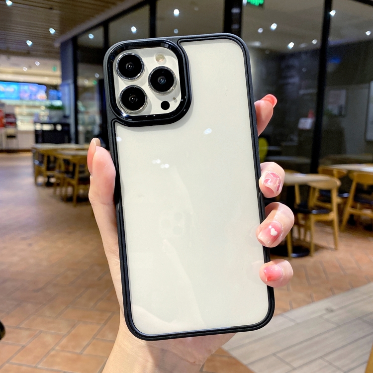 PC + TPU Shockproof Protective Phone Case For iPhone 12(Black) 
PC + TPU Shockproof Protective Phone Case For iPhone 12(Black)