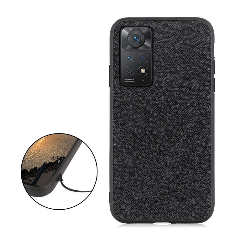 For Xiaomi Redmi Note 11 Pro Global Cross Texture Leather Shockproof Phone Case(Black)
For Xiaomi Redmi Note 11 Pro Global Cross Texture Leather Shockproof Phone Case(Black)