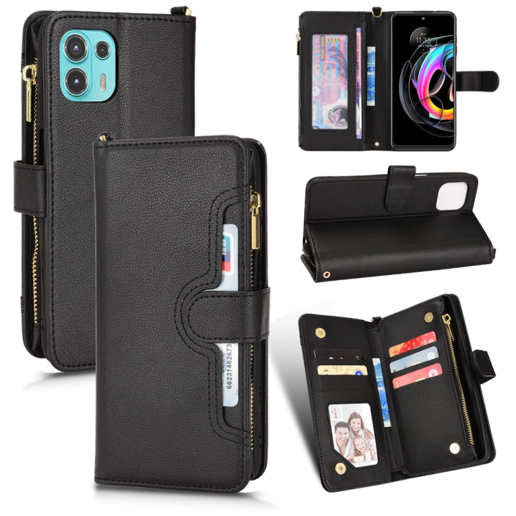For Motorola Edge 20 Lite / Edge 20 Fusion Litchi Texture Zipper Leather Phone Case(Black)
For Motorola Edge 20 Lite / Edge 20 Fusion Litchi Texture Zipper Leather Phone Case(Black)