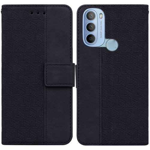For Motorola Moto G31 4G with Fingerprint Brazil Version Geometric Embossed Leather Phone Case(Black)
For Motorola Moto G31 4G with Fingerprint Brazil Version Geometric Embossed Leather Phone Case(Black)