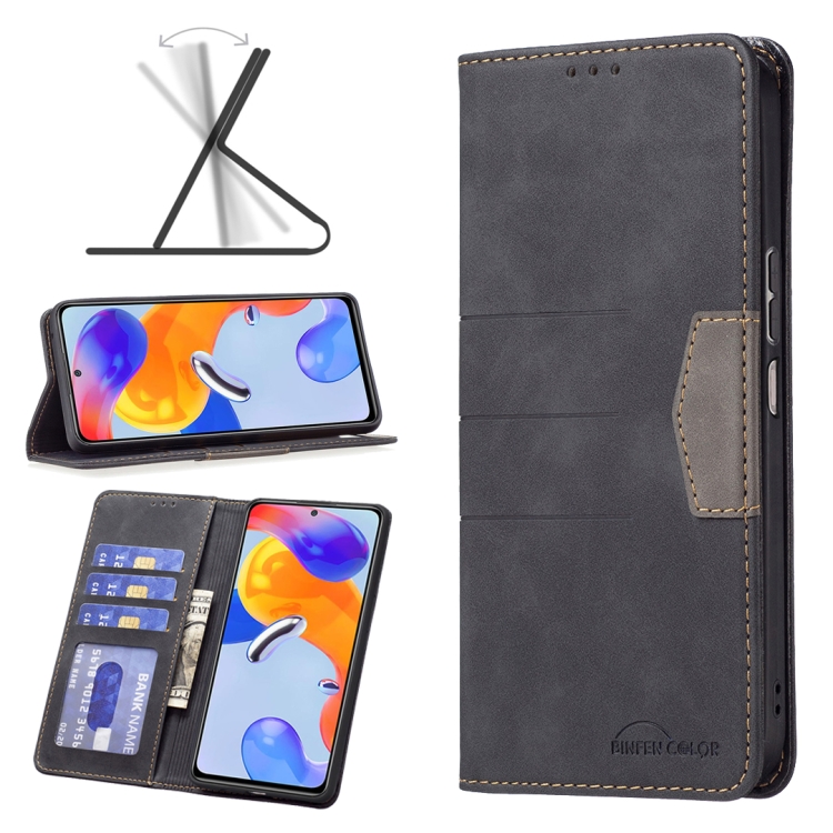 For Xiaomi Redmi Note 11 Pro International Version Magnetic Splicing Leather Phone Case(Black)
For Xiaomi Redmi Note 11 Pro International Version Magnetic Splicing Leather Phone Case(Black)