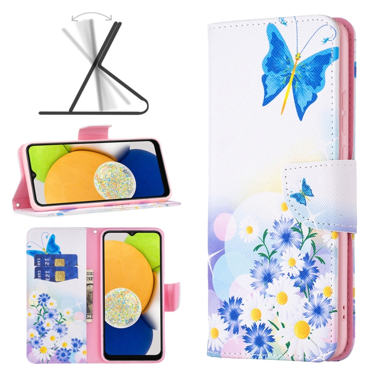 For Samsung Galaxy A03 166mm Colored Drawing Pattern Leather Phone Case(Flower Butterfly)
For Samsung Galaxy A03 166mm Colored Drawing Pattern Leather Phone Case(Flower Butterfly)