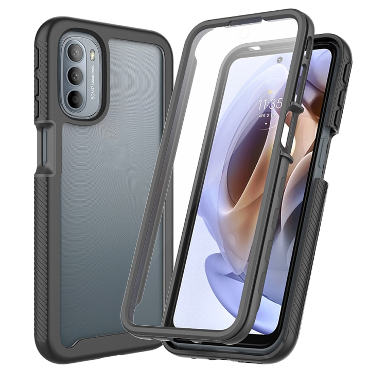 For Motorola Moto G51 5G Starry Sky Full Body Hybrid Shockproof Phone Case(Black)
For Motorola Moto G51 5G Starry Sky Full Body Hybrid Shockproof Phone Case(Black)