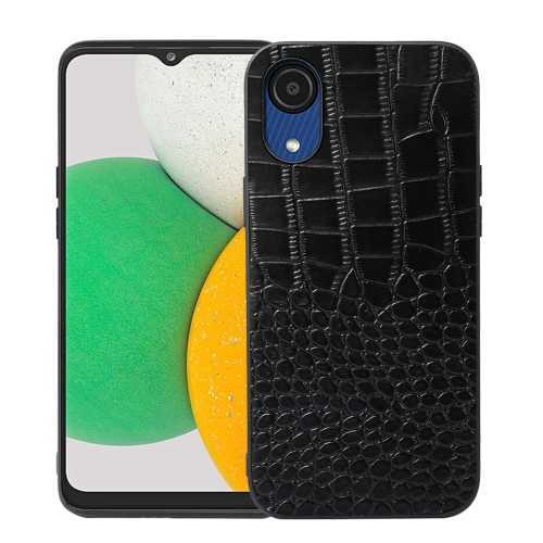 For Samsung Galaxy A03 Core Crocodile Top Layer Cowhide Leather Phone Case(Black)
For Samsung Galaxy A03 Core Crocodile Top Layer Cowhide Leather Phone Case(Black)