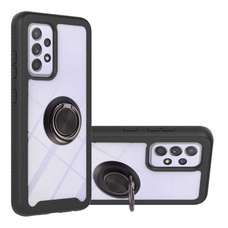 For Samsung Galaxy A33 5G Shockproof PC + TPU Phone Case with Ring Holder(Black)
For Samsung Galaxy A33 5G Shockproof PC + TPU Phone Case with Ring Holder(Black)