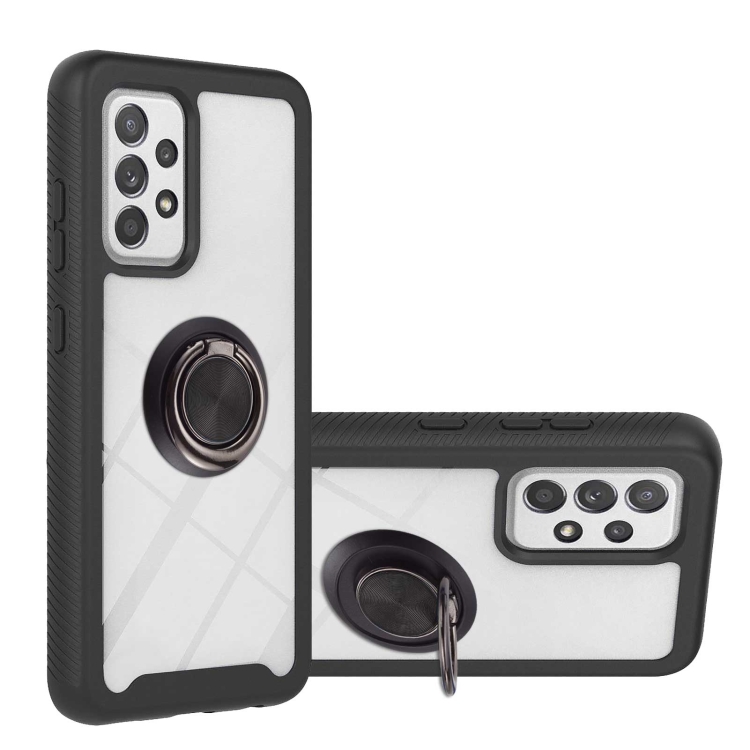 For Samsung Galaxy A53 5G Shockproof PC + TPU Phone Case with Ring Holder(Black)
For Samsung Galaxy A53 5G Shockproof PC + TPU Phone Case with Ring Holder(Black)