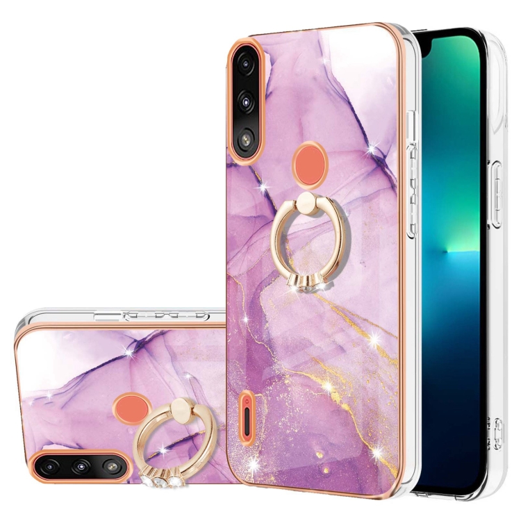 For Motorola Moto E7 Power / E7i Power Electroplating Marble Pattern IMD TPU Shockproof Phone Case with Ring Holder(Purple 001)
For Motorola Moto E7 Power / E7i Power Electroplating Marble Pattern IMD TPU Shockproof Phone Case with Ring Holder(Purple 001)