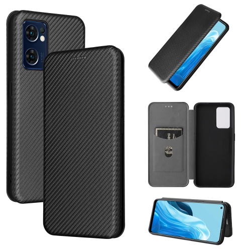 For OPPO Find X5 Lite Carbon Fiber Texture Magnetic Leather Phone Case(Black)
For OPPO Find X5 Lite Carbon Fiber Texture Magnetic Leather Phone Case(Black)