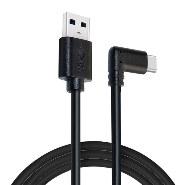 USB Male to USB 3.2 Gen1 Type-C Elbow VR Link Cable For Oculus Quest 1 / 2, Cable Length:5m(Black)
USB Male to USB 3.2 Gen1 Type-C Elbow VR Link Cable For Oculus Quest 1 / 2, Cable Length:5m(Black)