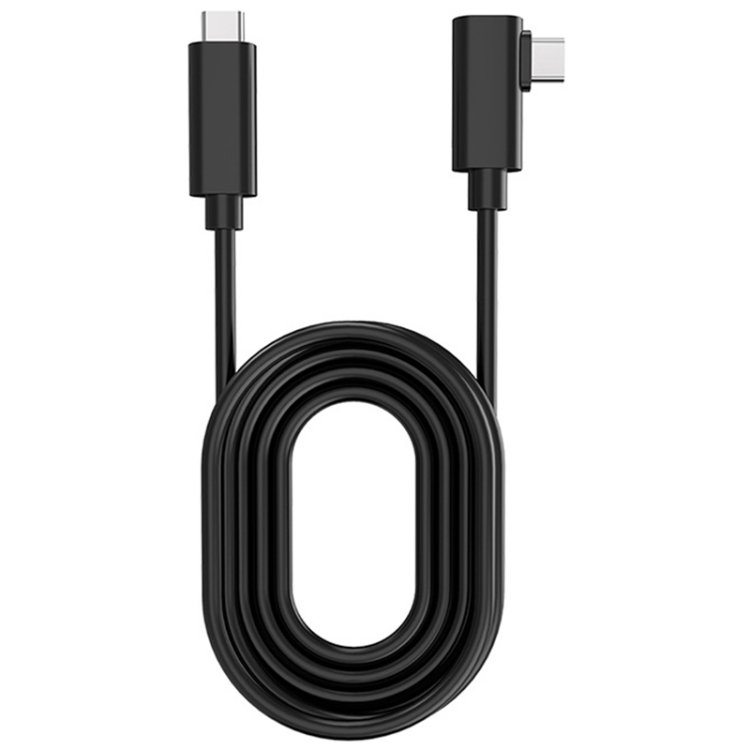 USB 3.2 Gen1 Type-C to USB 3.2 Gen1 Type-C Elbow VR Link Cable For Oculus Quest 1 / 2, Cable Length:5m(Black)
USB 3.2 Gen1 Type-C to USB 3.2 Gen1 Type-C Elbow VR Link Cable For Oculus Quest 1 / 2, Cable Length:5m(Black)