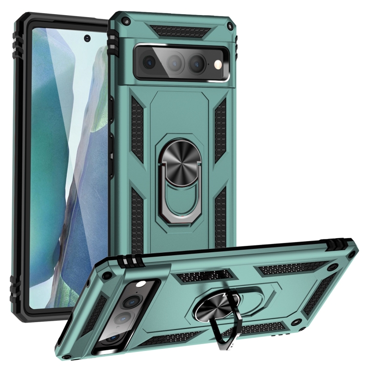 For Google Pixel 7 Pro Shockproof TPU + PC Protective Case with 360 Degree Rotating Holder(Dark Green)
For Google Pixel 7 Pro Shockproof TPU + PC Protective Case with 360 Degree Rotating Holder(Dark Green)