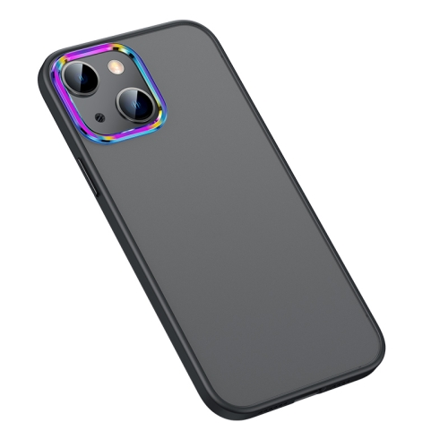 Colorful Metal Lens Ring Matte PC + TPU Phone Case For iPhone 13 mini(Black)
Colorful Metal Lens Ring Matte PC + TPU Phone Case For iPhone 13 mini(Black)