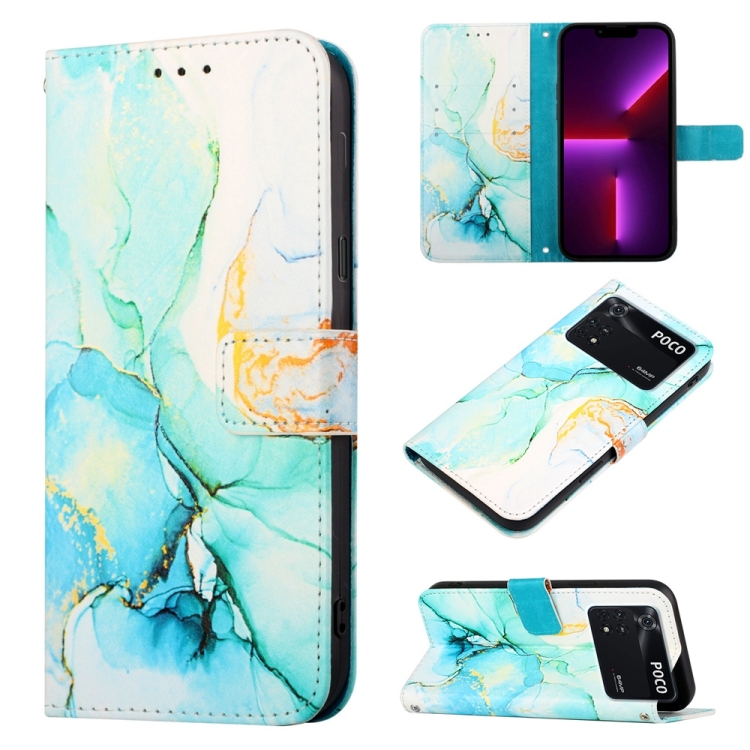 For Xiaomi Poco M4 Pro 4G PT003 Marble Pattern Flip Leather Phone Case(Green LS003)
For Xiaomi Poco M4 Pro 4G PT003 Marble Pattern Flip Leather Phone Case(Green LS003)