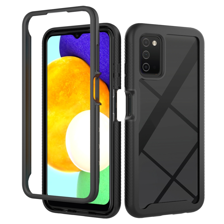 For Samsung Galaxy A03s 166mm Starry Sky Solid Color Series Shockproof PC + TPU Phone Case(Black)
For Samsung Galaxy A03s 166mm Starry Sky Solid Color Series Shockproof PC + TPU Phone Case(Black)