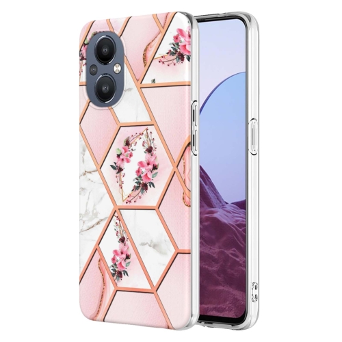 For OnePlus Nord N20 5G Splicing Marble Flower Pattern TPU Phone Case(Pink Flower)
For OnePlus Nord N20 5G Splicing Marble Flower Pattern TPU Phone Case(Pink Flower)