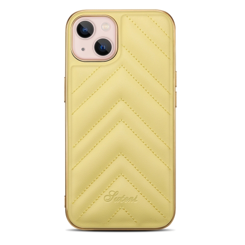 For iPhone 13 Pro D-03 PU Leather + TPU + PC + Electroplated Phone Case (Yellow)
For iPhone 13 Pro D-03 PU Leather + TPU + PC + Electroplated Phone Case (Yellow)