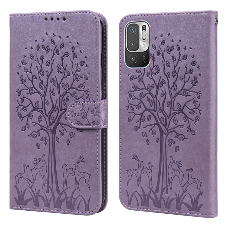For Xiaomi Redmi Note 10 5G / Poco M3 Pro 5G Tree & Deer Pattern Pressed Flip Leather Phone Case(Purple) 
For Xiaomi Redmi Note 10 5G / Poco M3 Pro 5G Tree & Deer Pattern Pressed Flip Leather Phone Case(Purple)
