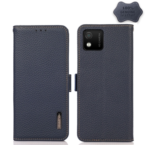 For Wiko Y52 KHAZNEH Side-Magnetic Litchi Genuine Leather RFID Phone Case(Blue)
For Wiko Y52 KHAZNEH Side-Magnetic Litchi Genuine Leather RFID Phone Case(Blue)