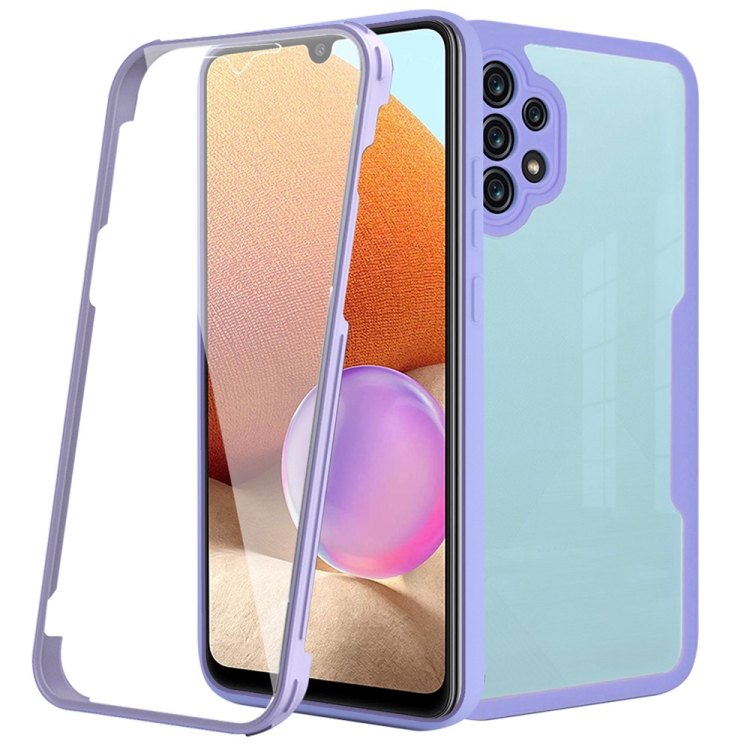 For Samsung Galaxy A32 4G Acrylic + TPU 360 Degrees Full Coverage Shockproof Phone Case(Purple)
For Samsung Galaxy A32 4G Acrylic + TPU 360 Degrees Full Coverage Shockproof Phone Case(Purple)