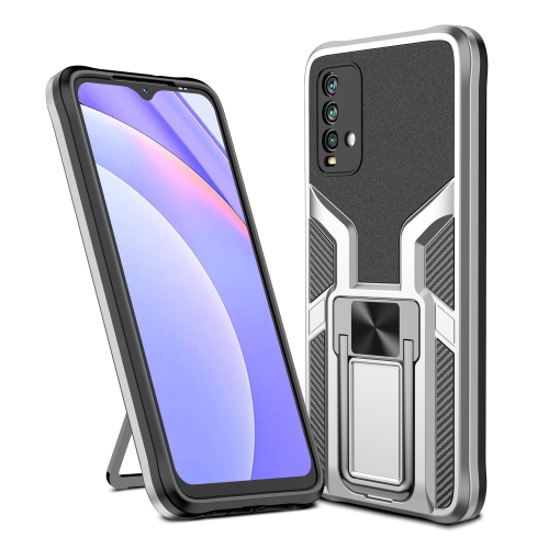For Xiaomi Redmi Note 9 4G Armor 2 in 1 PC + TPU Magnetic Phone Case(Silver)
For Xiaomi Redmi Note 9 4G Armor 2 in 1 PC + TPU Magnetic Phone Case(Silver)