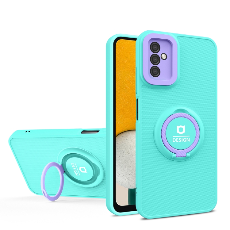 For Samsung Galaxy A13 5G Eagle Eye Ring Holder Phone Case(Light Green + Purple)
For Samsung Galaxy A13 5G Eagle Eye Ring Holder Phone Case(Light Green + Purple)