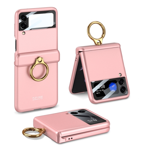 For Samsung Galaxy Z Flip3 5G GKK Magnetic Hinged Flip Case with Ring Holder(Pink)
For Samsung Galaxy Z Flip3 5G GKK Magnetic Hinged Flip Case with Ring Holder(Pink)