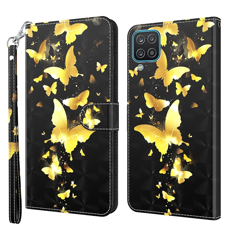 For Samsung Galaxy A22 5G 3D Painting Pattern TPU + PU Leather Phone Case(Gold Butterfly)
For Samsung Galaxy A22 5G 3D Painting Pattern TPU + PU Leather Phone Case(Gold Butterfly)