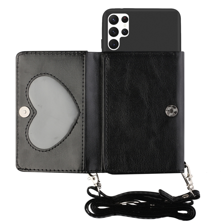 For Samsung Galaxy S22 Ultra 5G Crossbody Lanyard Wallet Card Bag Phone Case(Black)
For Samsung Galaxy S22 Ultra 5G Crossbody Lanyard Wallet Card Bag Phone Case(Black)