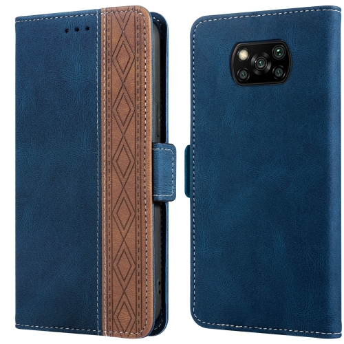 For Xiaomi Poco X3 Stitching Side-Magnetic RFID Leather Phone Case(Royal Blue)
For Xiaomi Poco X3 Stitching Side-Magnetic RFID Leather Phone Case(Royal Blue)