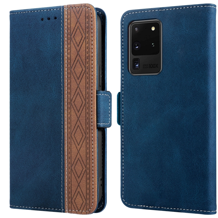 For Samsung Galaxy S20 Ultra Stitching Side-Magnetic RFID Leather Phone Case(Royal Blue)
For Samsung Galaxy S20 Ultra Stitching Side-Magnetic RFID Leather Phone Case(Royal Blue)