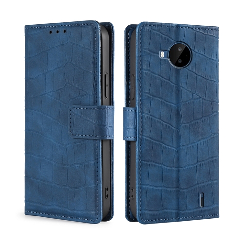 For Nokia C20 Plus Skin Feel Crocodile Texture Magnetic Clasp PU Leather Phone Case(Blue)
For Nokia C20 Plus Skin Feel Crocodile Texture Magnetic Clasp PU Leather Phone Case(Blue)
