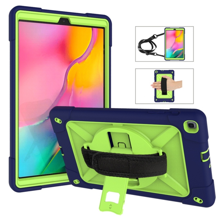 For Galaxy Tab A 10.1 (2019) T510 Contrast Color Silicone + PC Combination Case with Holder(Navy Blue + Olivine)
For Galaxy Tab A 10.1 (2019) T510 Contrast Color Silicone + PC Combination Case with Holder(Navy Blue + Olivine)