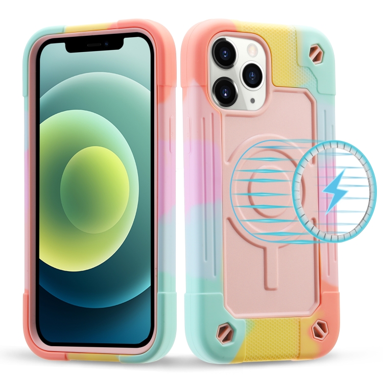 Colorful Magsafe Magnetic Phone Case For iPhone 12 / 12 Pro(Colorful Rose Gold)
Colorful Magsafe Magnetic Phone Case For iPhone 12 / 12 Pro(Colorful Rose Gold)