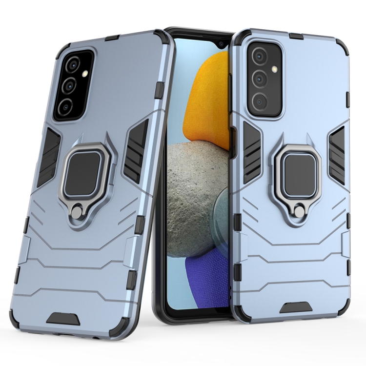 For Samsung Galaxy M23 / F23 PC + TPU Shockproof Protective Phone Case with Magnetic Ring Holder(Navy Blue)
For Samsung Galaxy M23 / F23 PC + TPU Shockproof Protective Phone Case with Magnetic Ring Holder(Navy Blue)