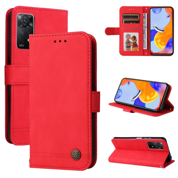 For Xiaomi Redmi Note 11 Pro 4G/Redmi Note 11 Pro 5G(Global)/Redmi Note 11E Pro Skin Feel Life Tree Metal Button Horizontal Flip Leather Case(Red)
For Xiaomi Redmi Note 11 Pro 4G/Redmi Note 11 Pro 5G(Global)/Redmi Note 11E Pro Skin Feel Life Tree Metal Button Horizontal Flip Leather Case(Red)