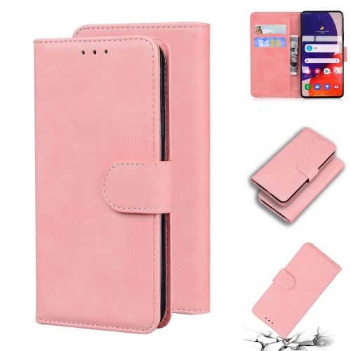 For Samsung Galaxy Quantum 2 / A82 5G Skin Feel Pure Color Flip Leather Phone Case(Pink)
For Samsung Galaxy Quantum 2 / A82 5G Skin Feel Pure Color Flip Leather Phone Case(Pink)