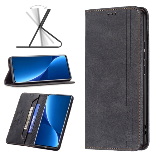 For Xiaomi 12 Pro Magnetic RFID Blocking Anti-Theft Leather Phone Case(Black)
For Xiaomi 12 Pro Magnetic RFID Blocking Anti-Theft Leather Phone Case(Black)