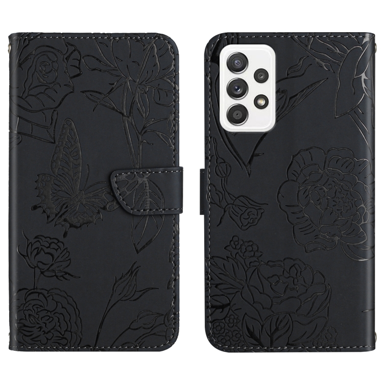 For Samsung Galaxy A73 5G Skin Feel Butterfly Peony Embossed Leather Phone Case(Black)
For Samsung Galaxy A73 5G Skin Feel Butterfly Peony Embossed Leather Phone Case(Black)
