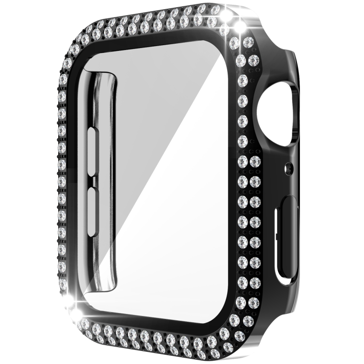Double-Row Diamond PC+Tempered Glass Watch Case For Apple Watch Series 6&SE&5&4 40mm(Black)
Double-Row Diamond PC+Tempered Glass Watch Case For Apple Watch Series 6&SE&5&4 40mm(Black)