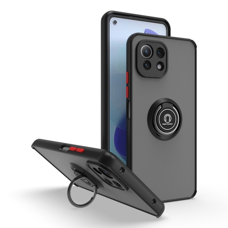 For Xiaomi Mi 11 Lite Q Shadow 1 Series TPU + PC Phone Case with Ring Holder(Black+Red)
For Xiaomi Mi 11 Lite Q Shadow 1 Series TPU + PC Phone Case with Ring Holder(Black+Red)