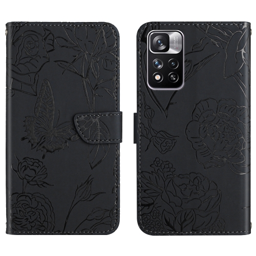 For Xiaomi Redmi Note 11 Pro / Poco M4 Pro 5G Skin Feel Butterfly Peony Embossed Leather Phone Case(Black)
For Xiaomi Redmi Note 11 Pro / Poco M4 Pro 5G Skin Feel Butterfly Peony Embossed Leather Phone Case(Black)