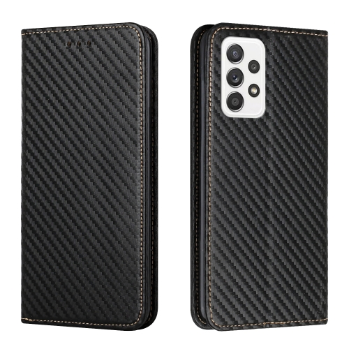 For Samsung Galaxy A33 5G Carbon Fiber Texture Flip Holder Leather Phone Case(Black)
For Samsung Galaxy A33 5G Carbon Fiber Texture Flip Holder Leather Phone Case(Black)