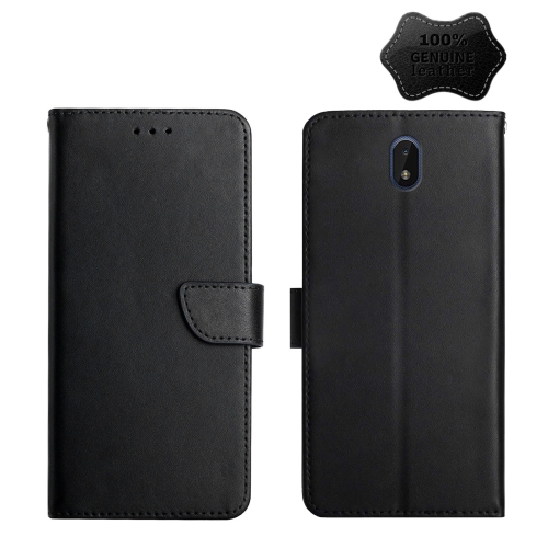 For Nokia C01 Plus Genuine Leather Fingerprint-proof Horizontal Flip Phone Case(Black)
For Nokia C01 Plus Genuine Leather Fingerprint-proof Horizontal Flip Phone Case(Black)