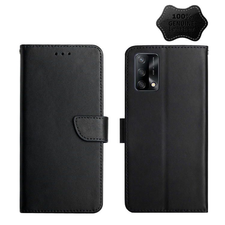 For OPPO F19 Genuine Leather Fingerprint-proof Horizontal Flip Phone Case(Black)
For OPPO F19 Genuine Leather Fingerprint-proof Horizontal Flip Phone Case(Black)