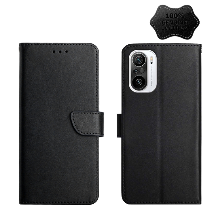 For Xiaomi Redmi K40 Genuine Leather Fingerprint-proof Horizontal Flip Phone Case(Black)
For Xiaomi Redmi K40 Genuine Leather Fingerprint-proof Horizontal Flip Phone Case(Black)
