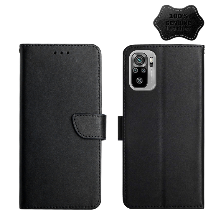 For Xiaomi Redmi Note 10 Genuine Leather Fingerprint-proof Horizontal Flip Phone Case(Black)
For Xiaomi Redmi Note 10 Genuine Leather Fingerprint-proof Horizontal Flip Phone Case(Black)