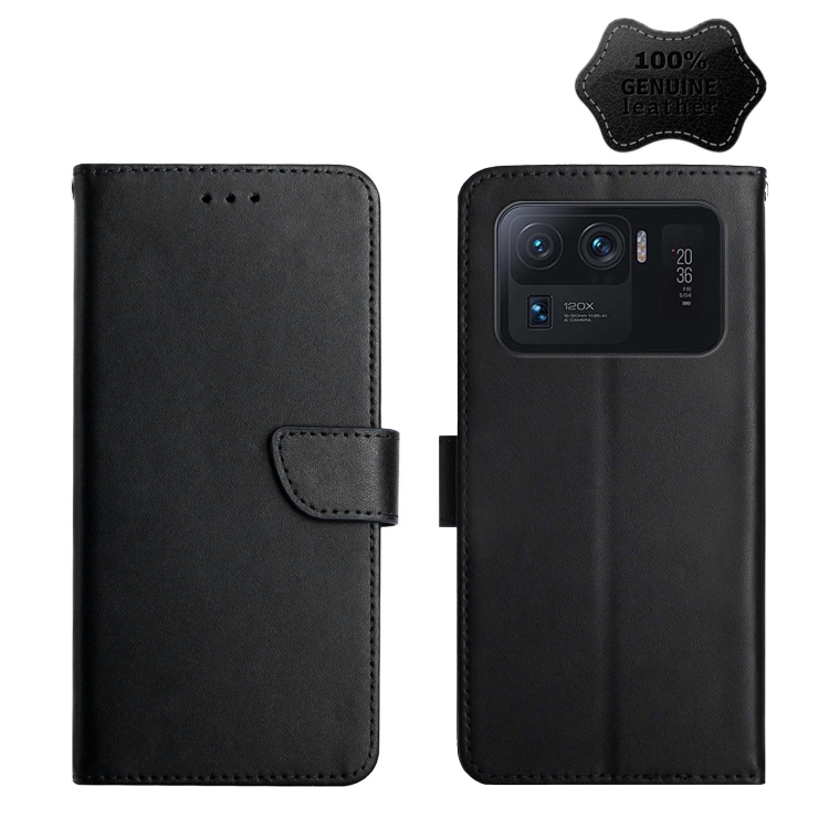 For Xiaomi Mi 11 Ultra Genuine Leather Fingerprint-proof Horizontal Flip Phone Case(Black)
For Xiaomi Mi 11 Ultra Genuine Leather Fingerprint-proof Horizontal Flip Phone Case(Black)