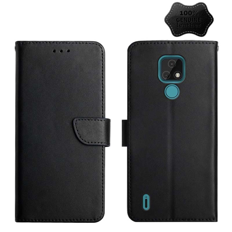 For Motorola Moto E7 Genuine Leather Fingerprint-proof Horizontal Flip Phone Case(Black)
For Motorola Moto E7 Genuine Leather Fingerprint-proof Horizontal Flip Phone Case(Black)